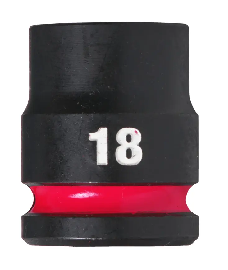 Nástrčná hlavice 1/2" Milwaukee Shockwave™ Impact Duty 18 mm, rázová, krátká (MI4932480312)